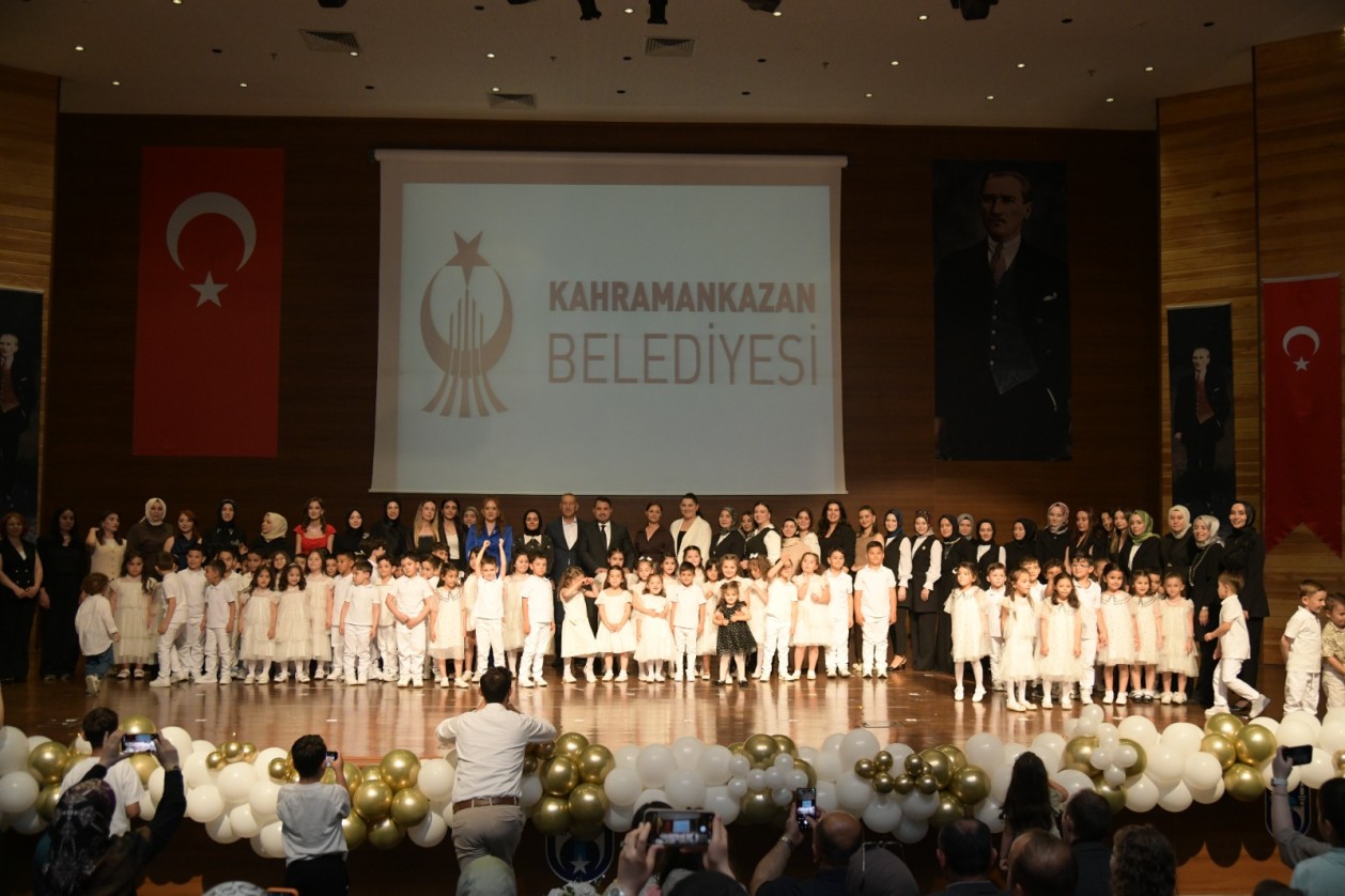 MİNİKLERİN MEZUNİYET HEYECANI