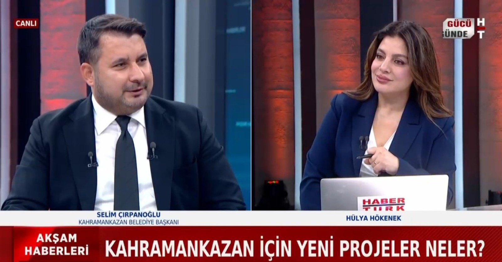 BAŞKAN ÇIRPANOĞLU CANLI YAYINDA AÇIKLADI: "KAHRAMANKAZAN’I GELECEĞE TAŞIYACAK ÖZGÜL AĞIRLIĞI YÜKSEK BİR VİZYON SERGİLİYORUZ"